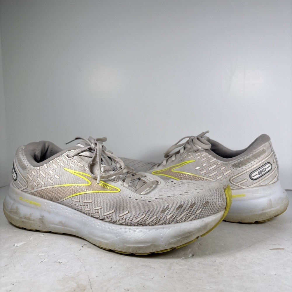 Size 11 D Brooks Glycerin 20 White / Nightlife Sneakers 1103821D135